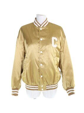 Celine Lucky Lovers Teddy Jacket Varsity Gold 34